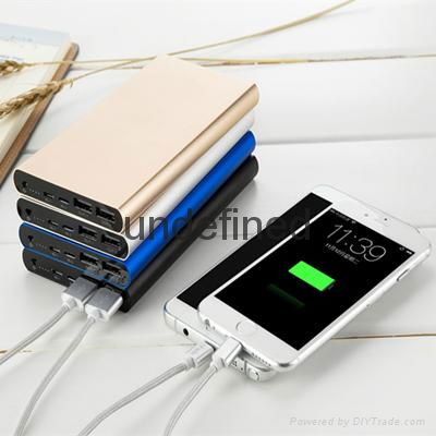 Newest 12000mAh Slim Power Bank With Dual INPUT&Dual OUTPUT 4