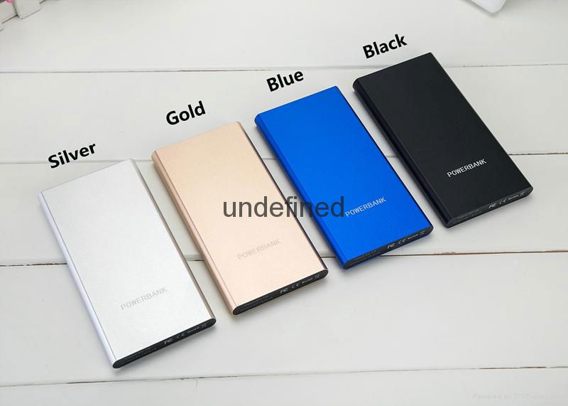 Newest 12000mAh Slim Power Bank With Dual INPUT&Dual OUTPUT 5