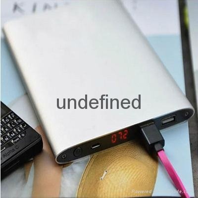 Super quality promotion sale ultra thin power banks 20000mah slim power bank wit 2