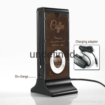 Fashionable coffee power bank 20800mah/41600mAh double-sides advertising for Caf 2