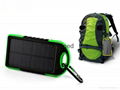 2016 Solar Power Bank 5000mAh Waterproof Powerbank Cargador Portable Solar Charg 2