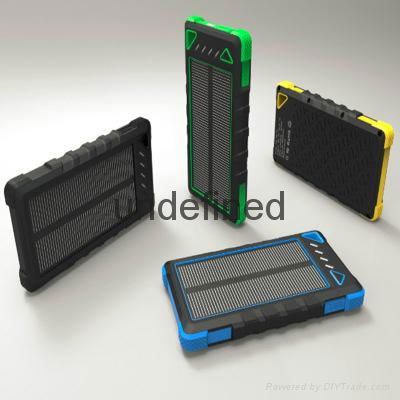 High Capacity 8000mAh Solar Power Bank waterproof power bank 2