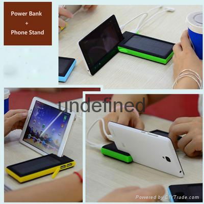 Outdoor waterproof solar mobile power bank charger 12000mAh