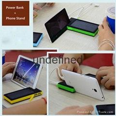 Outdoor waterproof solar mobile power bank charger 12000mAh