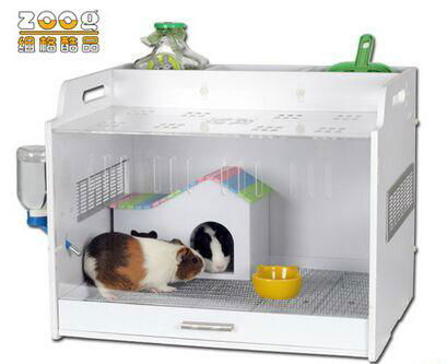 DIY Eco-baord Guinea pig house/villa/cage