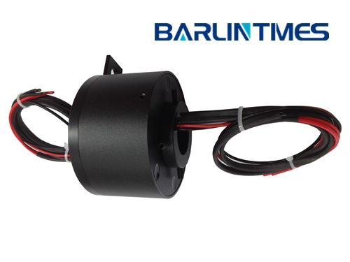 through bore slip ring of 12mm(ID) 5/10/15A for radar,military equipment from Ba 2