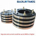 Carbon brush slip ring with big size and current for packing equipment from Barl