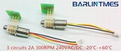 separate slip ring of 3 circuits 300 RPM for robot from Barlin Times