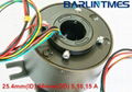 through bore slip ring of 25mm through bore 5/10/15A for military equipmen 1