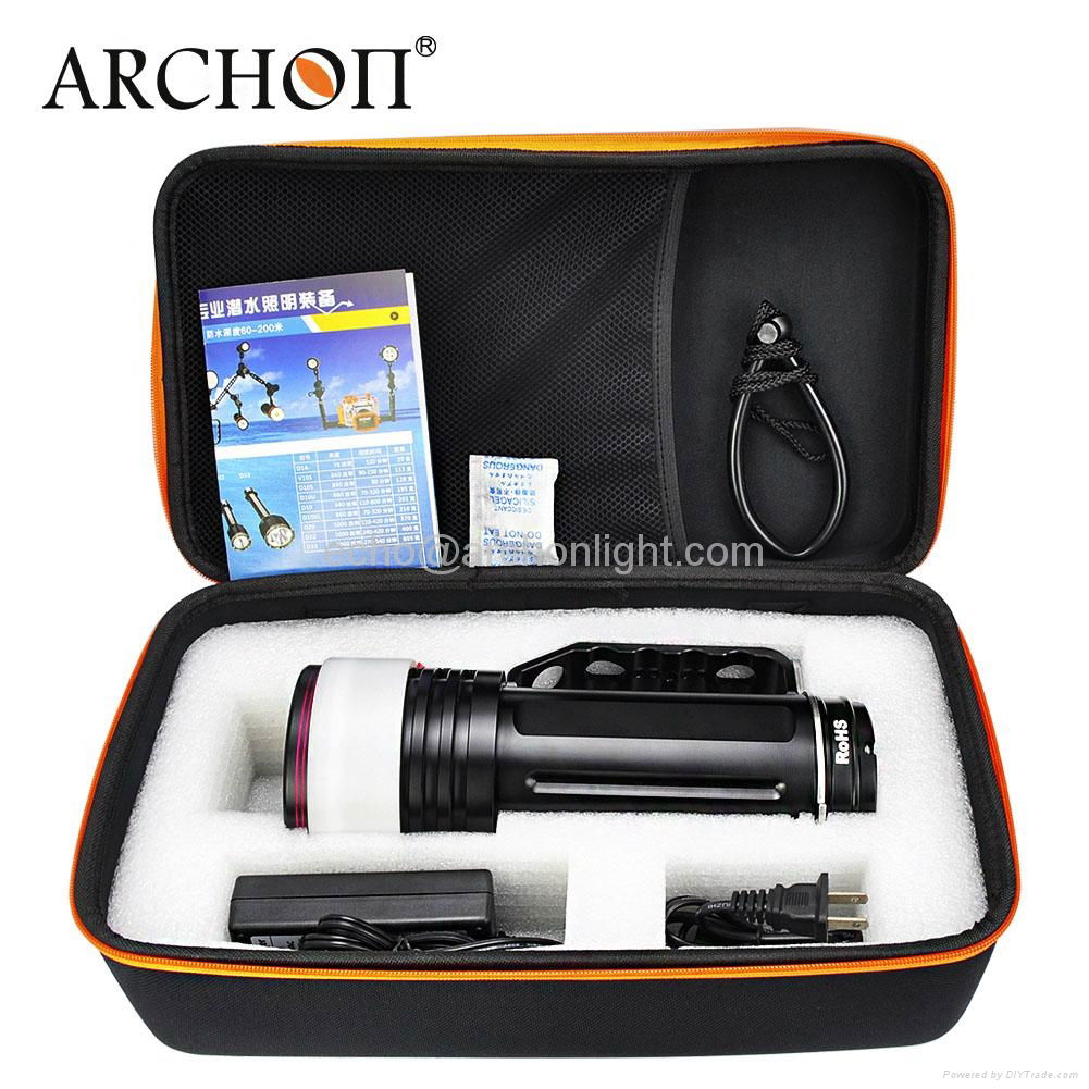 ARCHON WG156W 10000 Diving Video Light+Spot Light 5