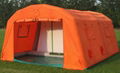 Large inflatable tent