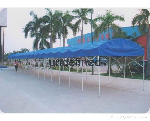 Push pull awning awning for a night market stalls mobile tent telescopic awning