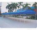 Push pull awning awning for a night market stalls mobile tent telescopic awning 1