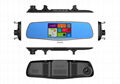 Full HD 1080P Rearview Mirror Car DVR With G-sensor Night vision