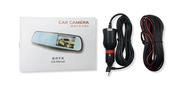 5 Inch  Dual Lens Full HD 1080P Wifi GPS Navigation Rearview Mirror Car Camera 5