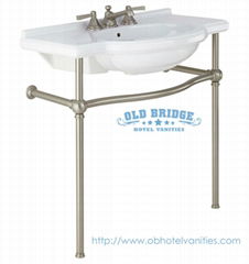 High quailty Stainless Steel Vanity Vessel Base with mental legs