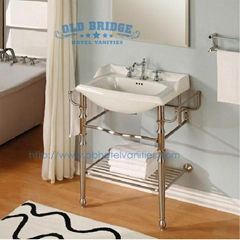 High quality cheap bathroom vanities with metal legs