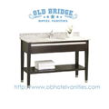 High quality wood hotel bathroom vanity