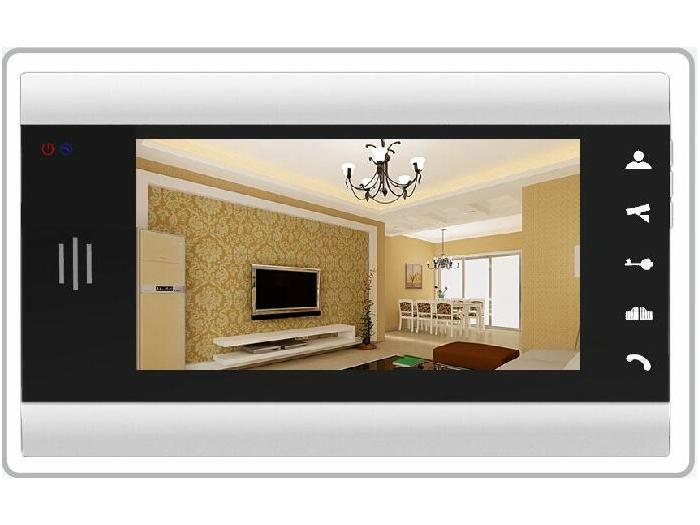 7 inch Slim design photo capture smart video door phone intercom  2
