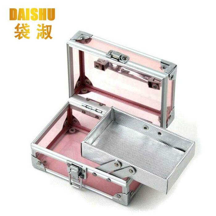 Arylic Clear Makeup Box With Tray 2