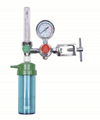 medical oxygen regulator with humidifier