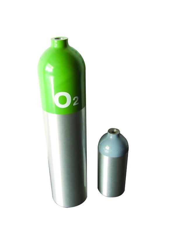 oxygen flowmeter with humidifier bottle cylinder type 3