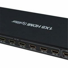 1080p Full HD 3D HDMI Splitter 1 in 8 out