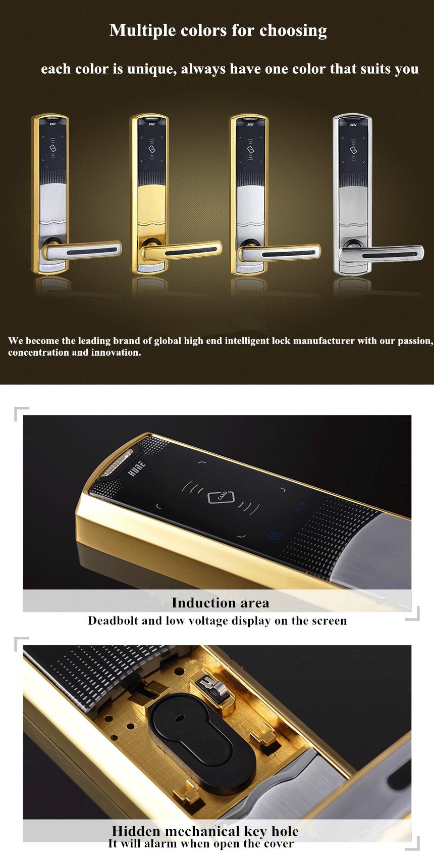 HUNE card lock with access control system 9182D (China Manufacturer