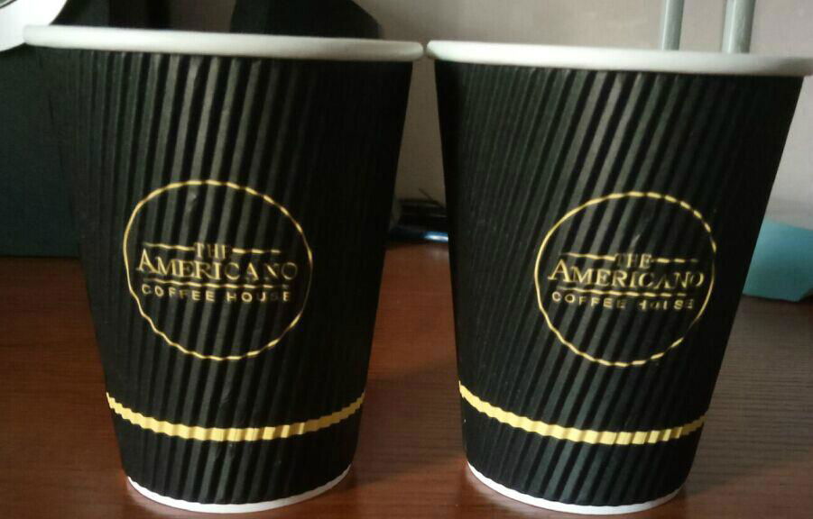 Ripple disposable wall paper cup for coffee  4