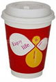 3-24oz Low moq single wall wall paper cup 2