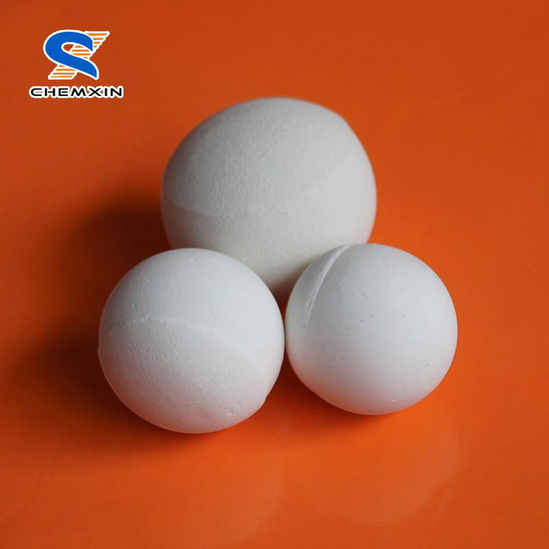 Factory price 25mm~80mm high purity alumina grinding ball with high wear-resista 2