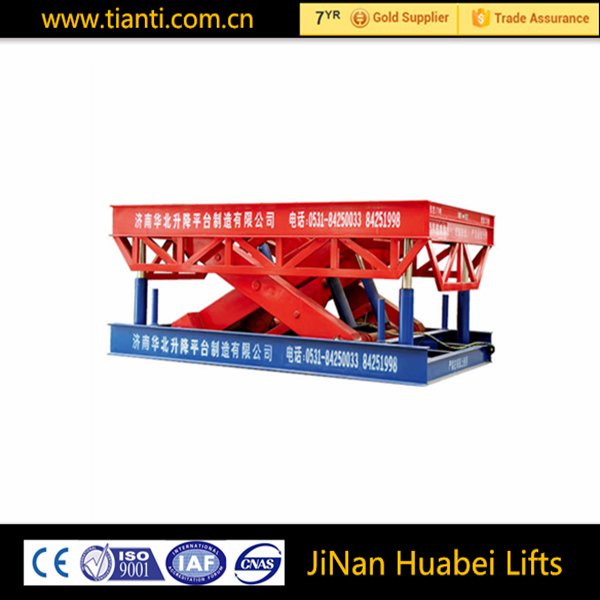 Manufacturer industrial machine stationary scissors type heavy duty lift platfor