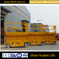 8m lift height electric upright scissor lift with CE 3