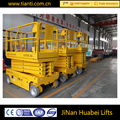 Tianti 6-14m battery power self propelled full electric scissor lift