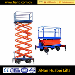 Factory direct supply manual mobile mini scissor platform lift