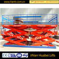 Stationary scissor cargo lift warehouse electric cargo lift elevator 1