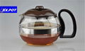 600ml Classic Glass Teapot - Borosilicate Glass 2