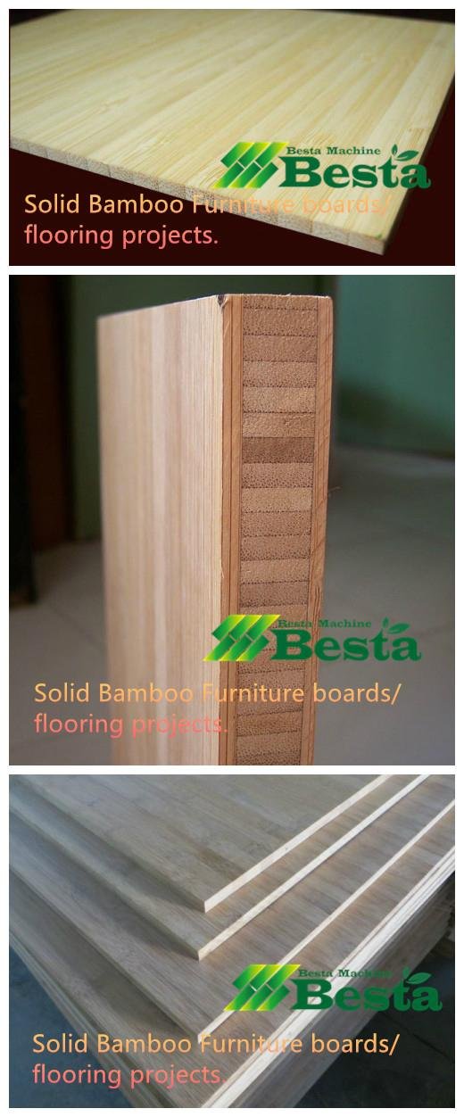   Solid Bamboo Furniture Boards Making Machine