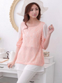 Lace Nursing top Spring and Summer Maternity Breast feeding Tops Tanks for Pregn
