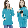 Maternity Sweater Nursing tops Thickened Warming Long Sleeve Hoodies Fashion com 4