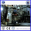 Vertical scrap preheating electric arc furnace