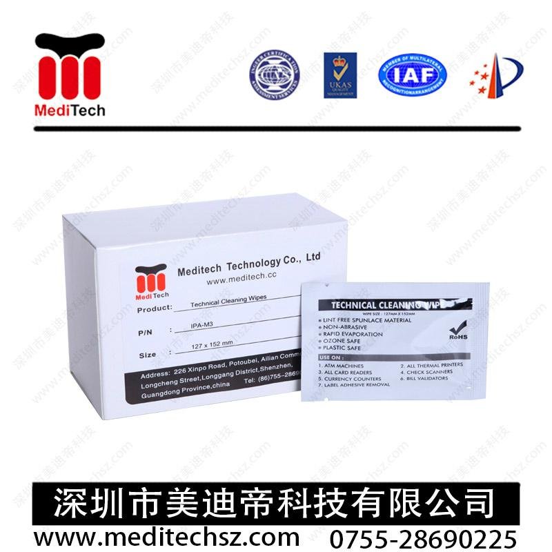 Thermal printer cleaning wipe IPA-M3