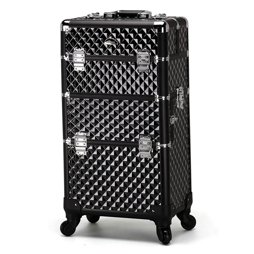 detachable trolley case Aluminum beauty case  makeup case 4