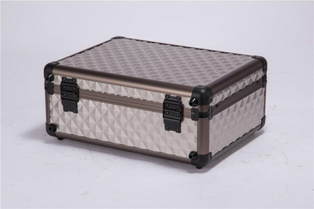 professional train case Aluminum Beauty Cosmetic Case Beauty case 2