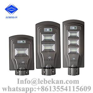 Hot selling 20w 40w 60w garden side road all in one led solar street lights