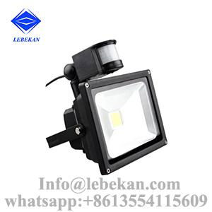 Waterproof garden outside 100w 50w 30w 6500k motion sensor led flood lights