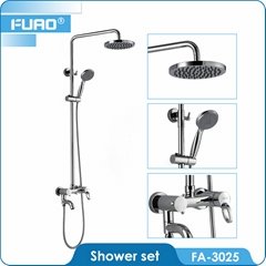 Stainless steel water saving rain shower