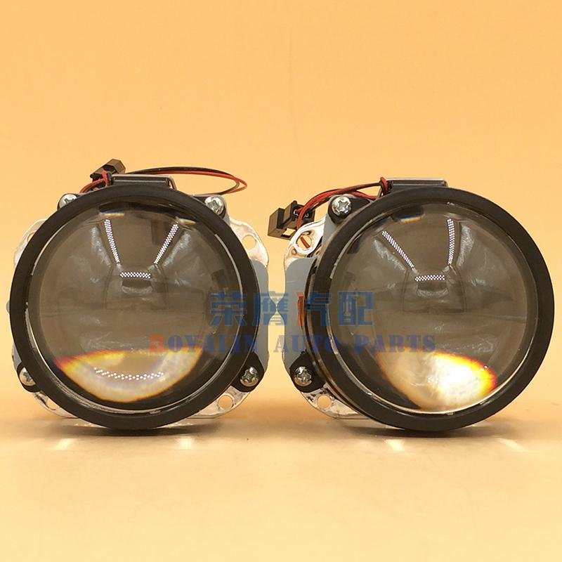 2.5 inch Bi Xenon Projector Headlight Lens for H4 H7 Light Use H1 Xenon Lamp   2