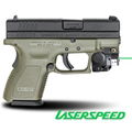 Subcompact green laser sight for pistol 1