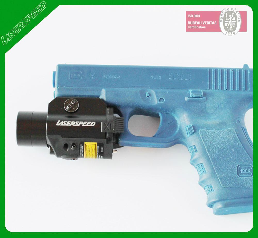 225 lumens light and laser sight combo